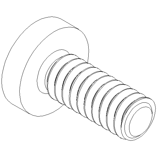 M4x10 screw with cross slot (SP4)