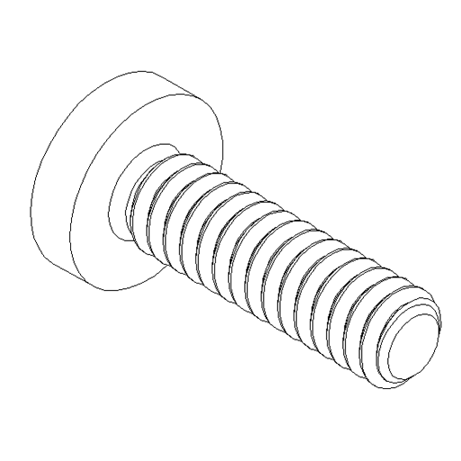 M4x14 screw with cross recess (SP1)