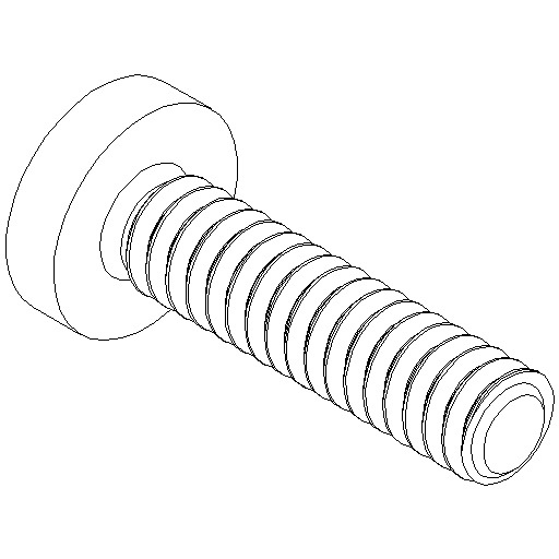 M4x16 screw with cross recess (SP32)
