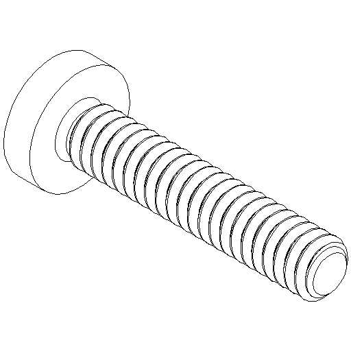M4x20 screw with cross slot (SP45)