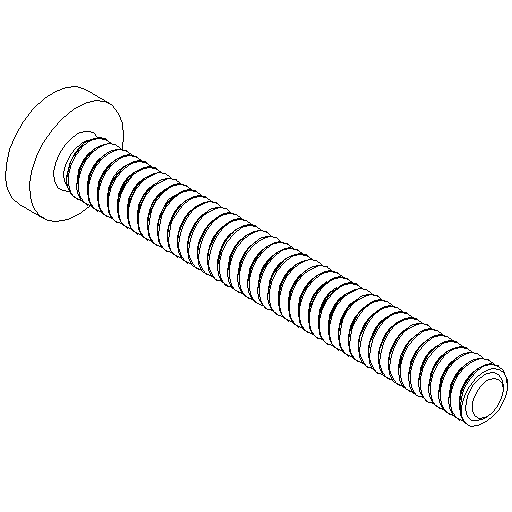 M4x35 screw with cross recess (SP33)