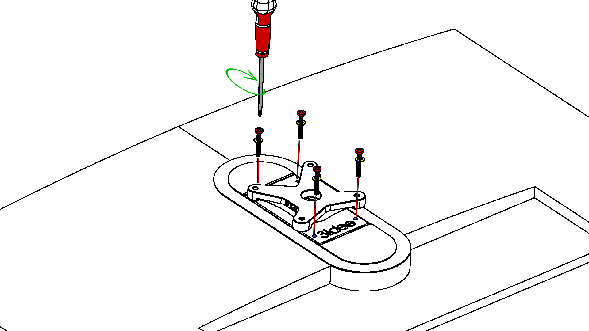 de-aw34 Adattatore VESA