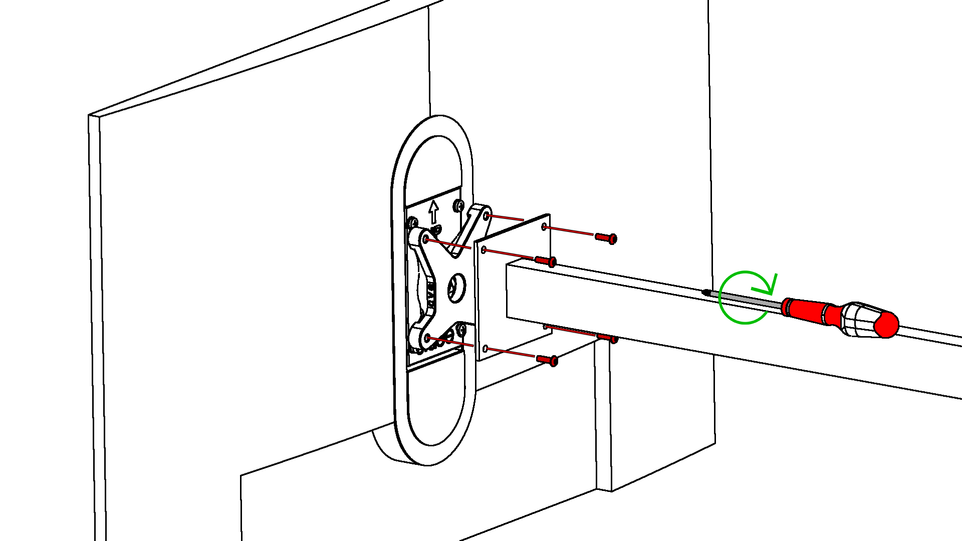 de-aw34 Adattatore VESA
