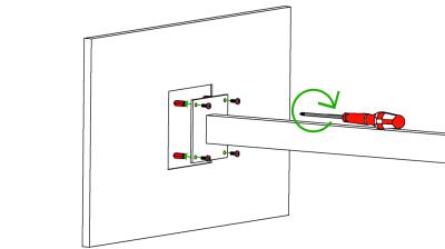 dh8-15 VESA Abstandsbolzen Set