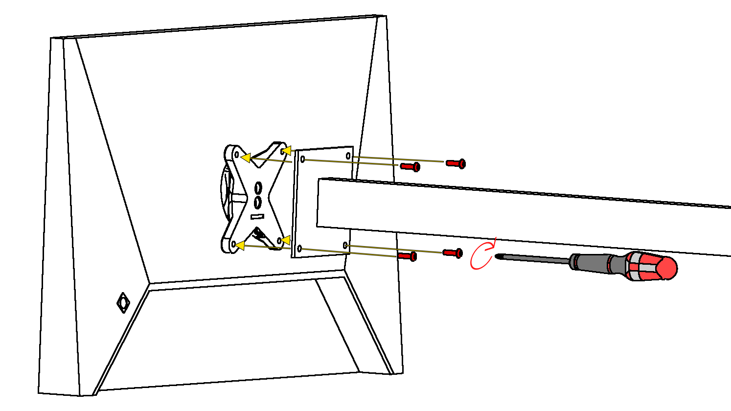 hp-z32 Adattatore VESA