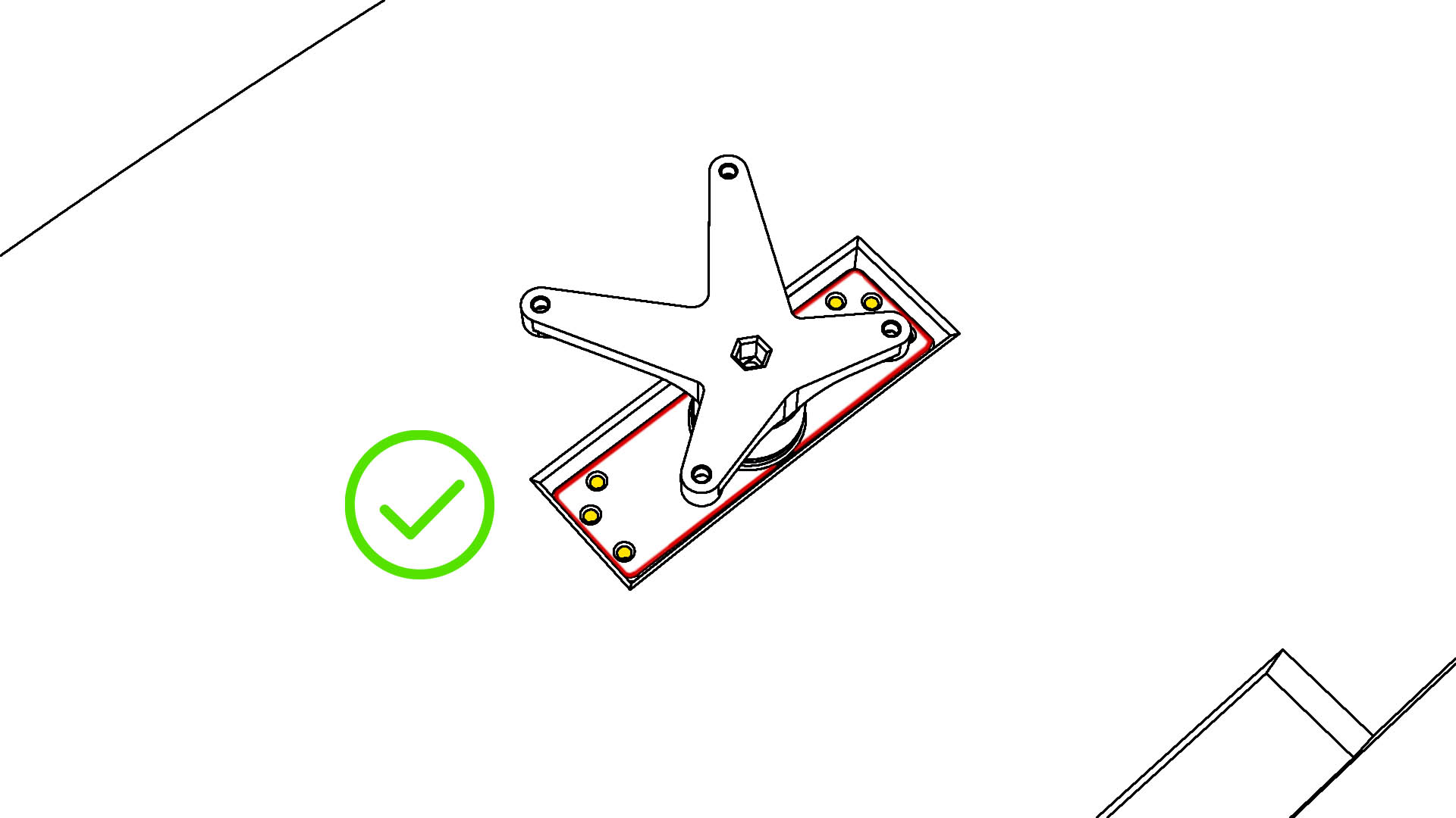 Q-E32003R VESA Adapter