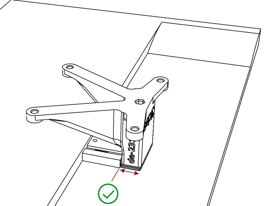 de-2318us VESA-adapter