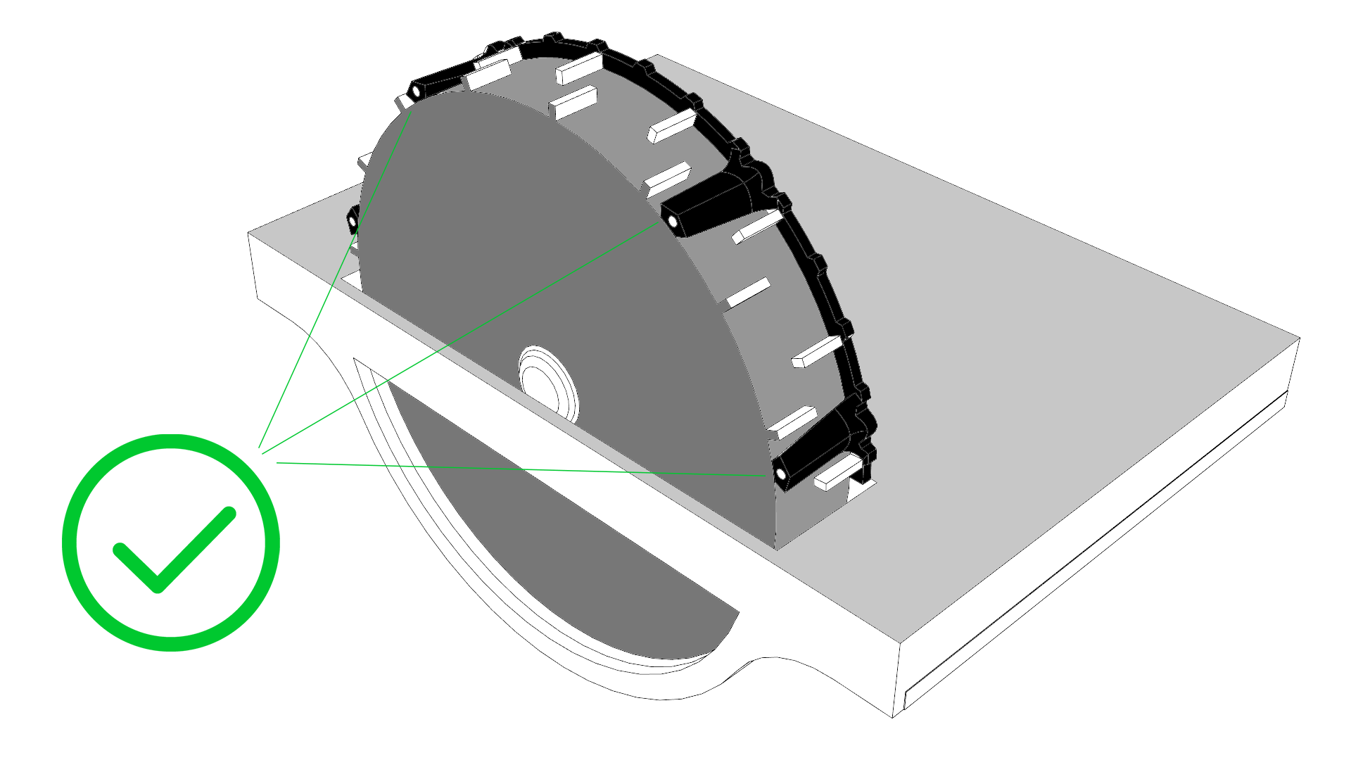 grdn-sln Robotmaaier spikes