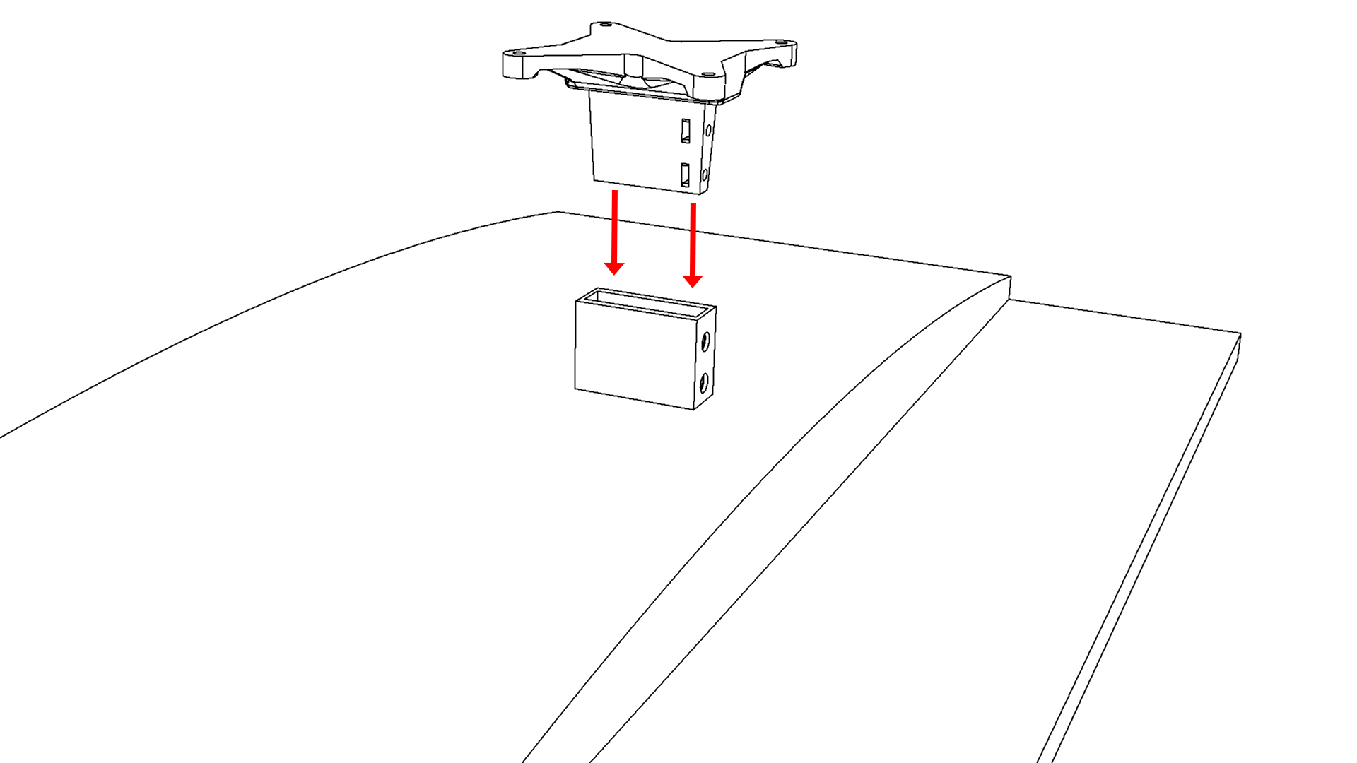hp2xf-o VESA Adapter