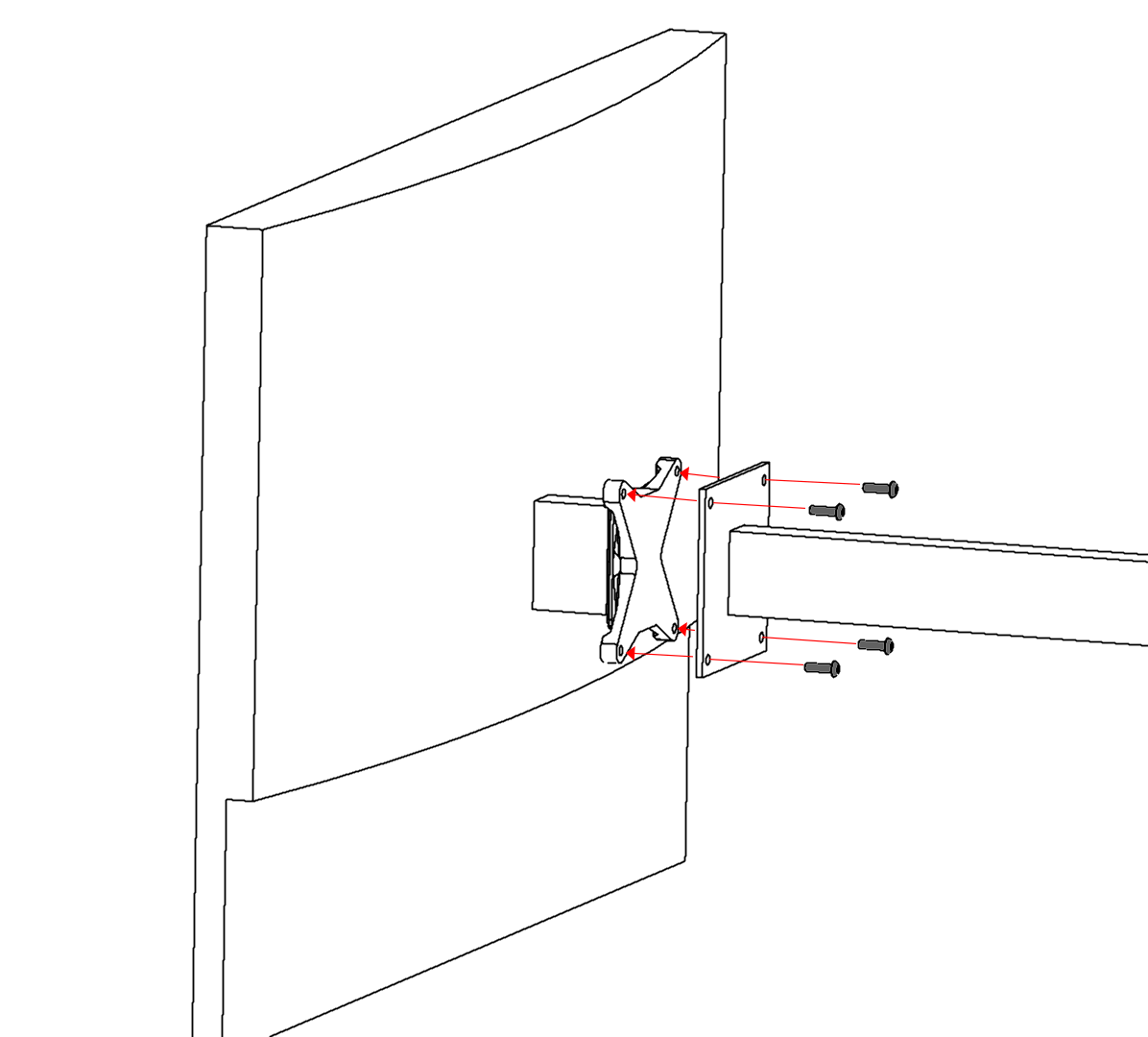 hp2xf-o VESA Adapter