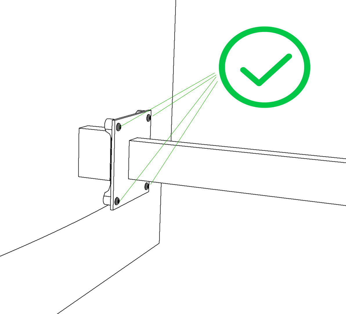 hp2xf-o VESA Adapter
