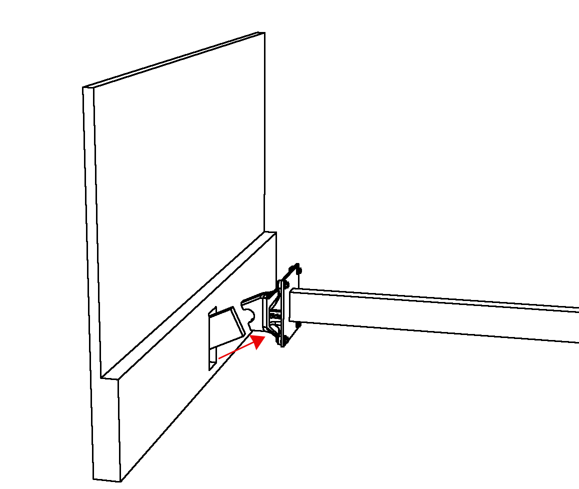 hpm-f Typ1 / Typ2 Adaptador VESA (V2)