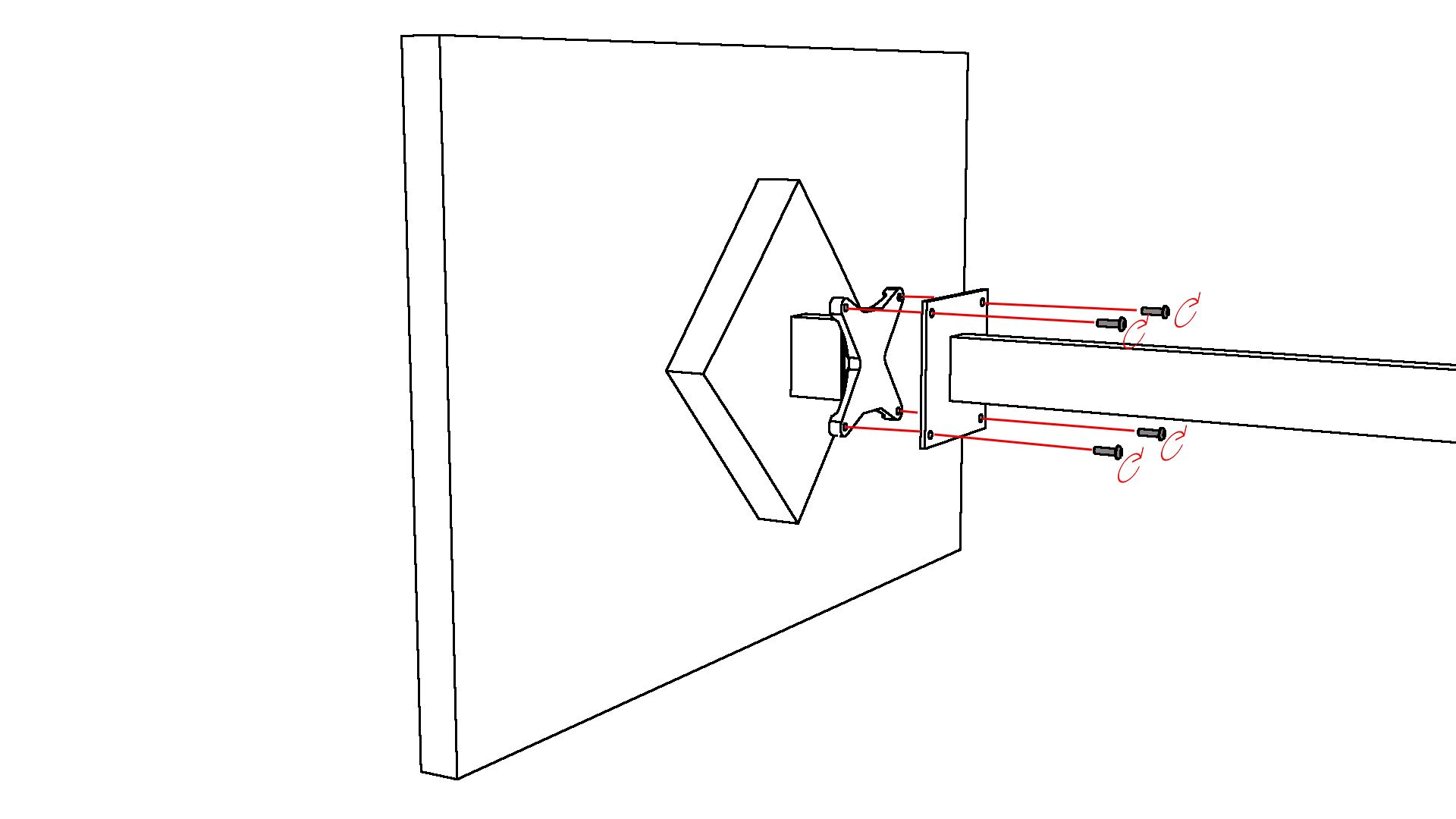 hp2i-o Adaptador VESA