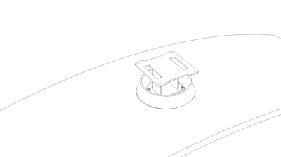 VS100-YG9 VESA-adapter